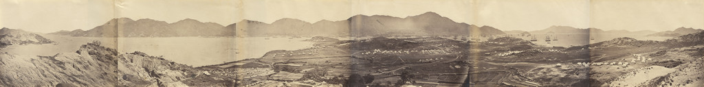 First Arrival of Chinese Expeditionary Force Encampment, Kowloon, Hong Kong March 1860