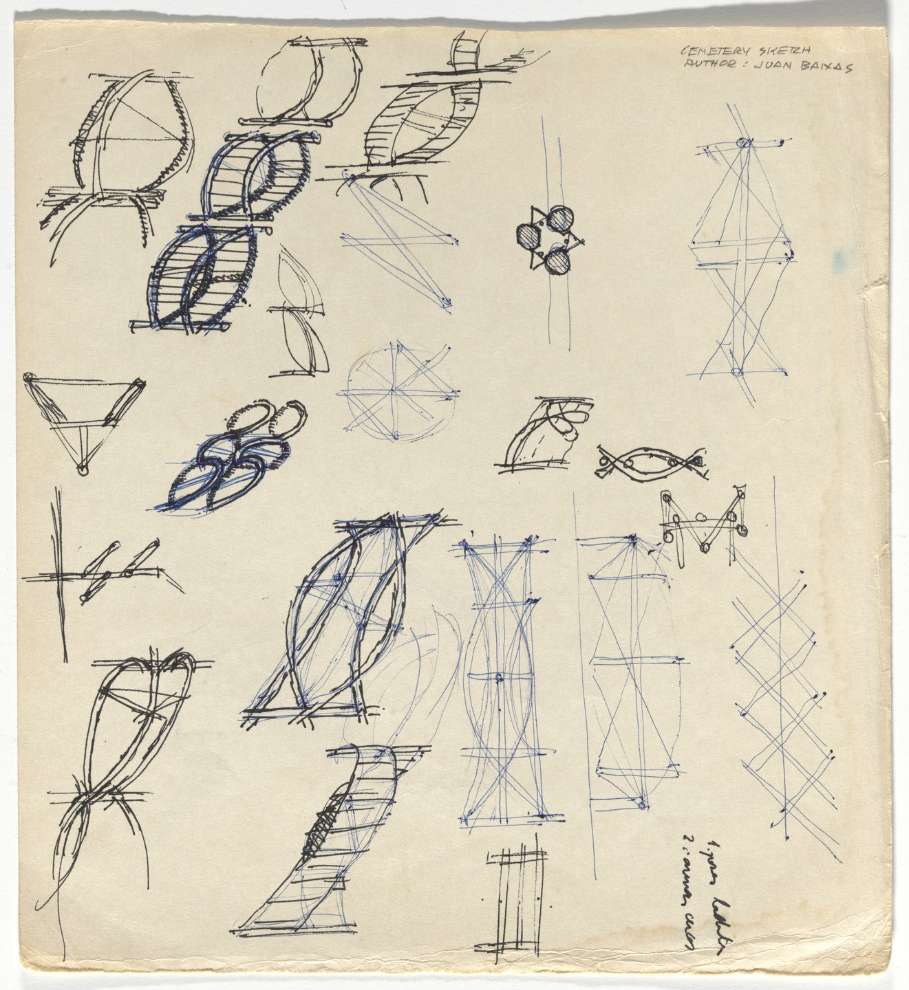 Juan Baixas. Cementerio de la Ciudad Abierta, Ritoque, Chile. 1975