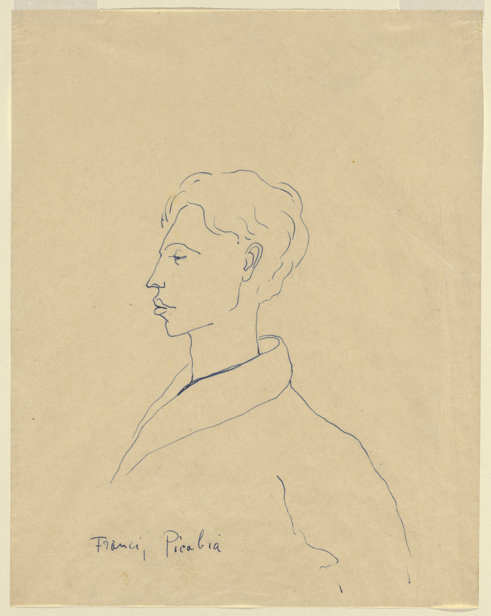 Francis Picabia. Portrait (Possibly Raymond Radiquet)