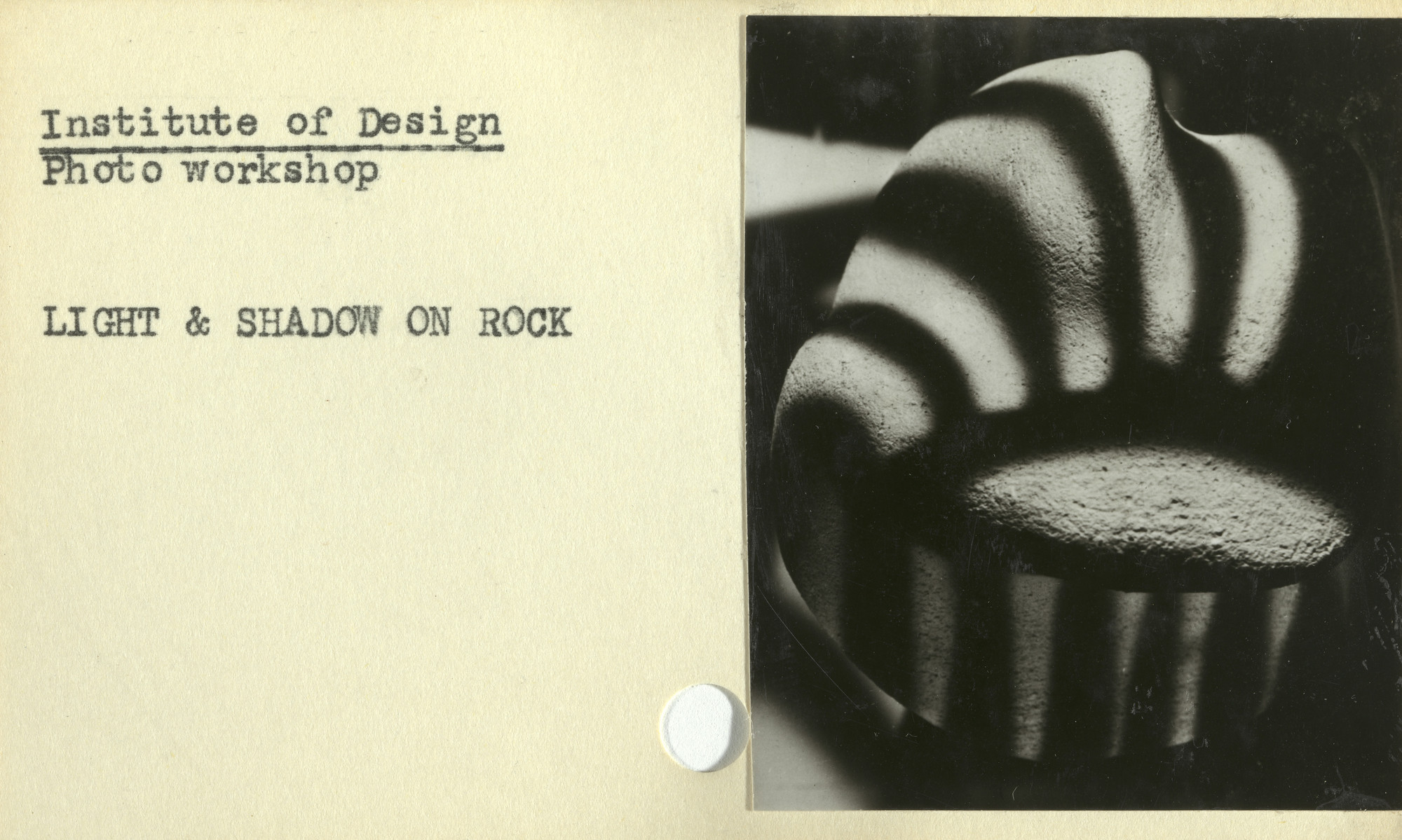 Arthur Siegel, Institute of Design. Untitled instructional cards. c. 1946