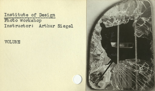 Arthur Siegel, Institute of Design. Untitled instructional card. c. 1946