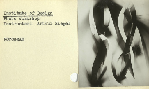 Arthur Siegel, Institute of Design. Untitled instructional card. c. 1946