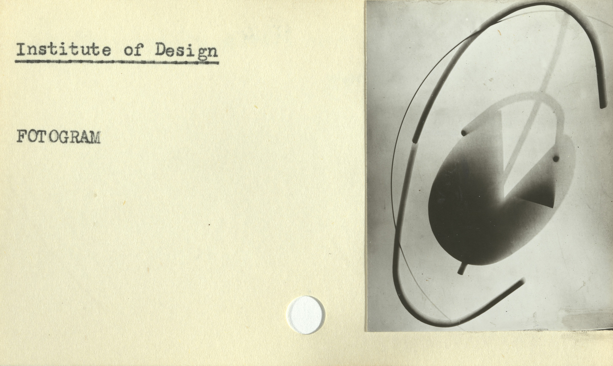 Arthur Siegel, Institute of Design. Untitled instructional cards. c. 1946