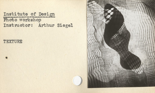 Arthur Siegel, Institute of Design. Untitled instructional card. c. 1946