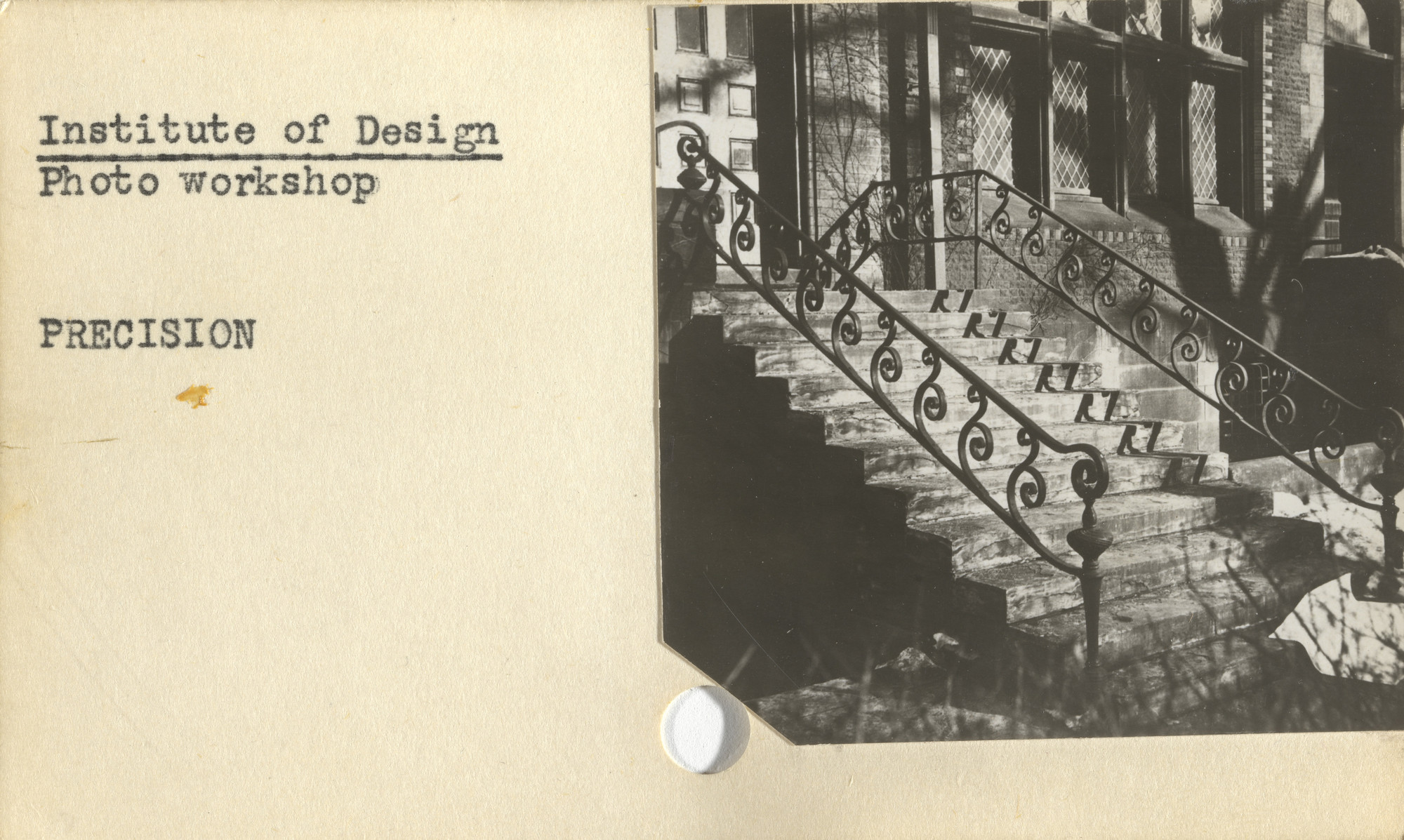 Arthur Siegel, Institute of Design. Untitled instructional card. c. 1946