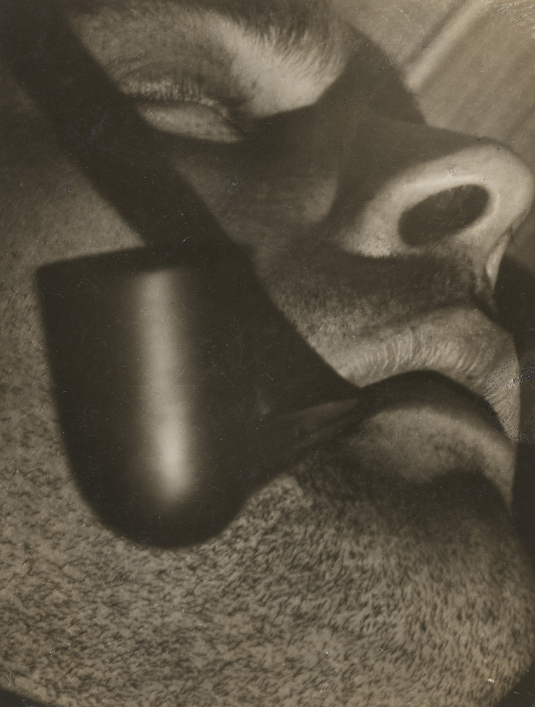 Werner David Feist. Kurt Stolp with Pipe. 1929