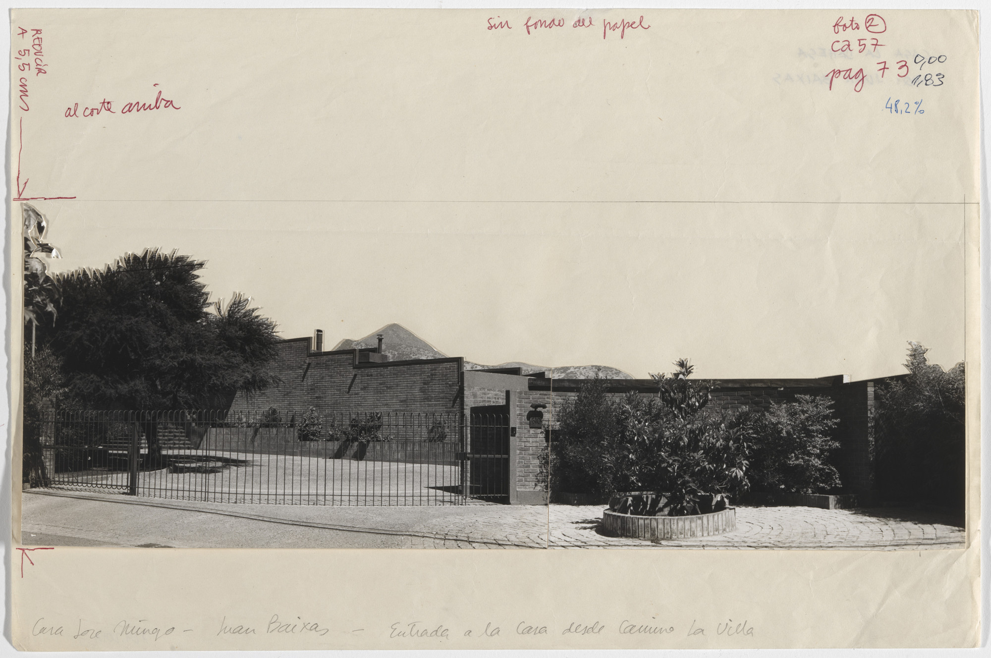 Juan Baixas. Casa La Villa, La Dehesa, Chile. 1980