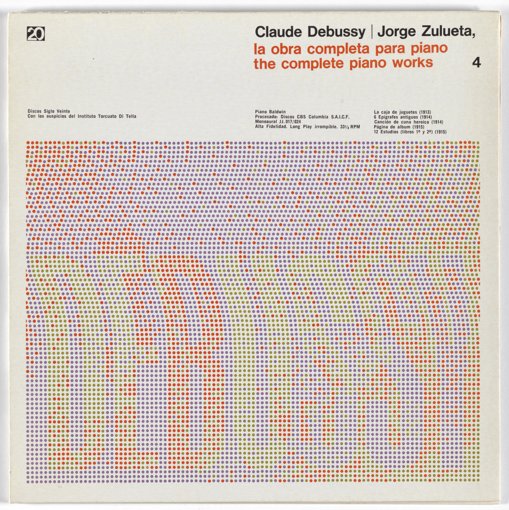 Album cover for Jorge Zulueta playing Claude Debussy: la obra completa para piano (the complete piano works) vol. 4