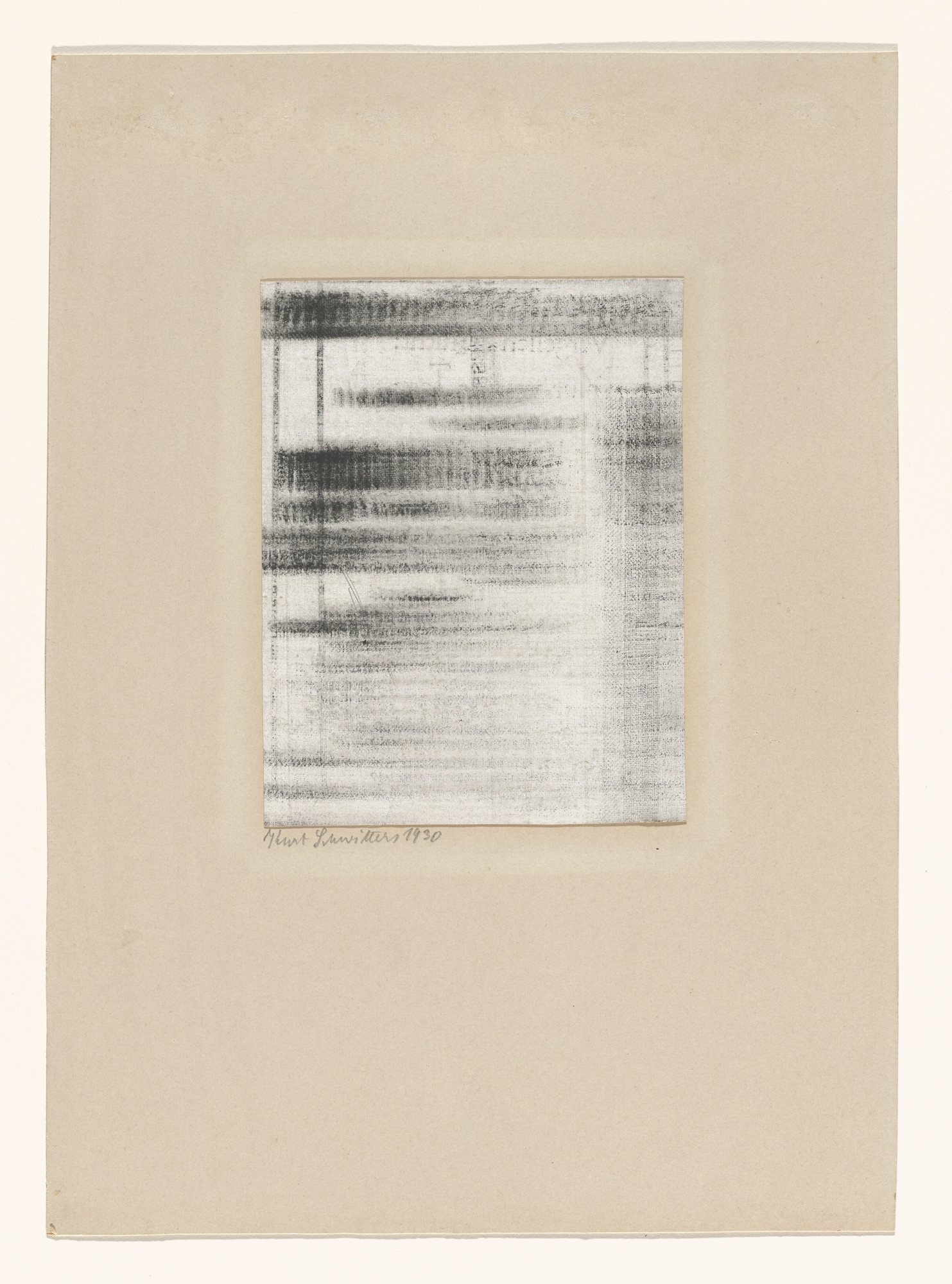 Kurt Schwitters. Untitled (Blurred)