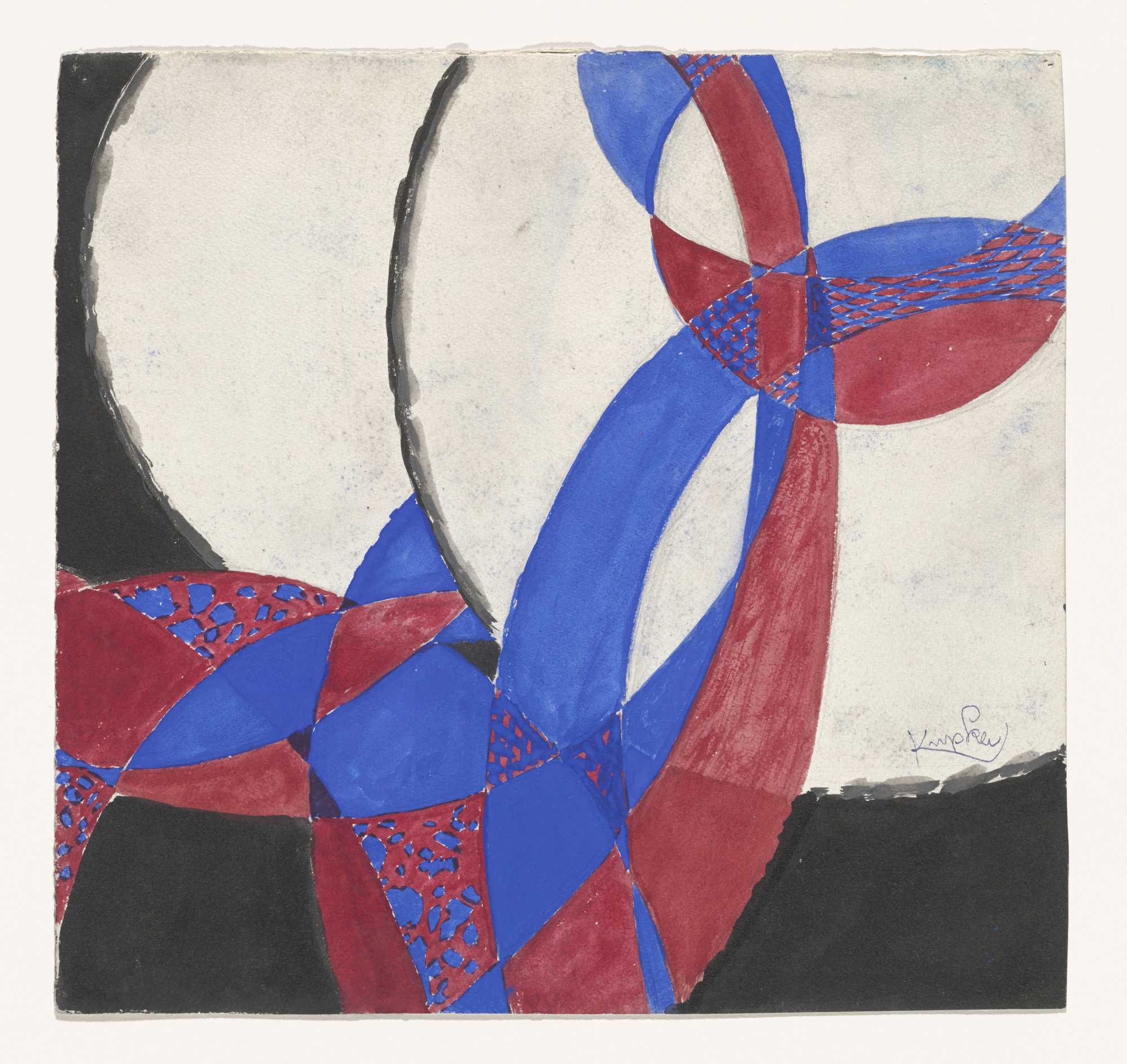 František Kupka. Amorpha: Fugue in Two Colors
