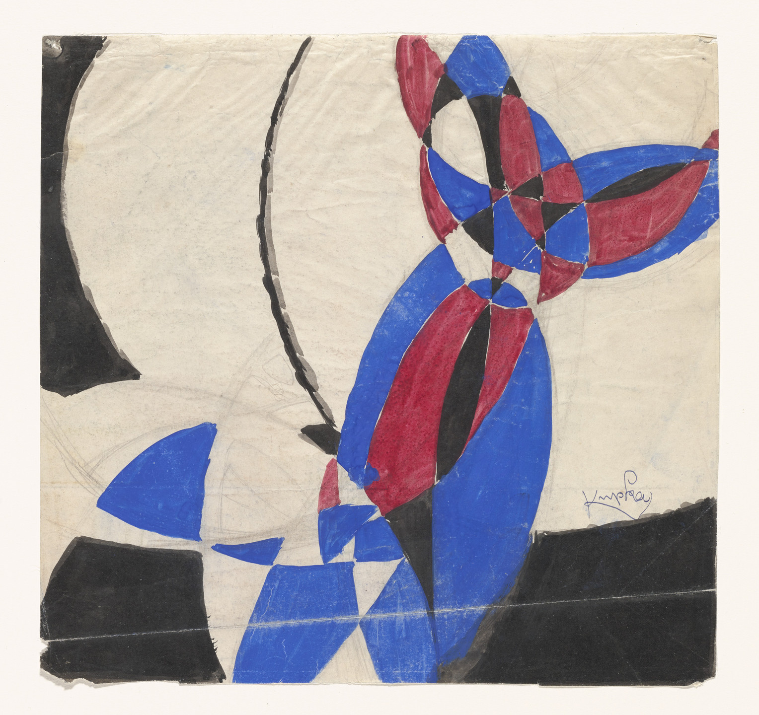 František Kupka. Amorpha: Fugue in Two Colors. 1912