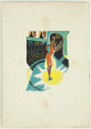E. McKnight Kauffer. At the Winter Palace from Nigger Heaven (Illustration from Carl van Vechten's novel). 1931