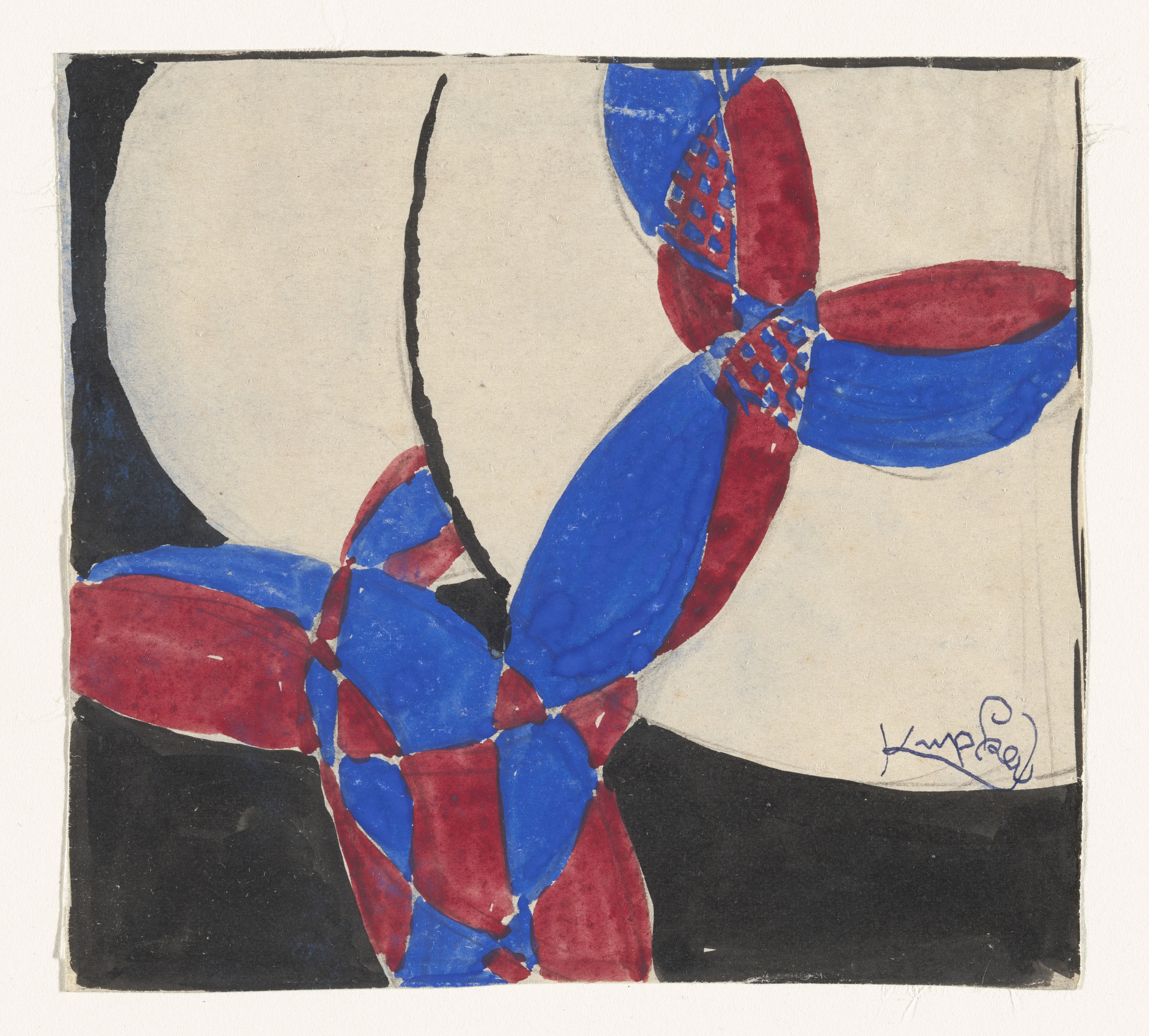 František Kupka. Amorpha: Fugue in Two Colors