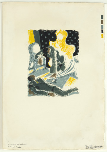 E. McKnight Kauffer. The End from Nigger Heaven (Illustration from Carl van Vechten's novel). 1931