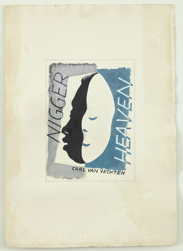 E. McKnight Kauffer. Dust jacket for Nigger Heaven (Illustration from Carl van Vechten's novel). 1931