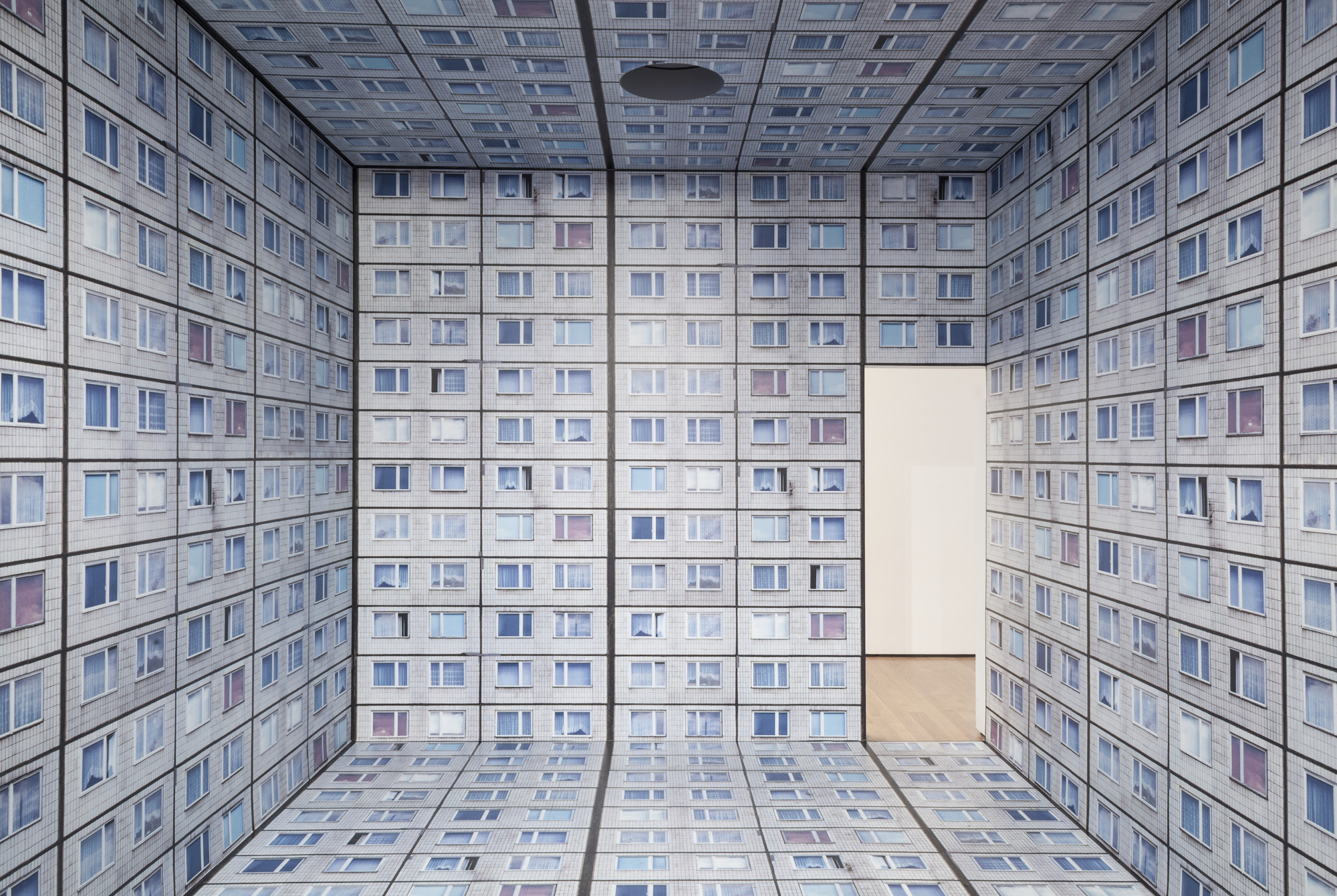 Annett Zinsmeister. Virtual Interior MoMA white. 2007/2015