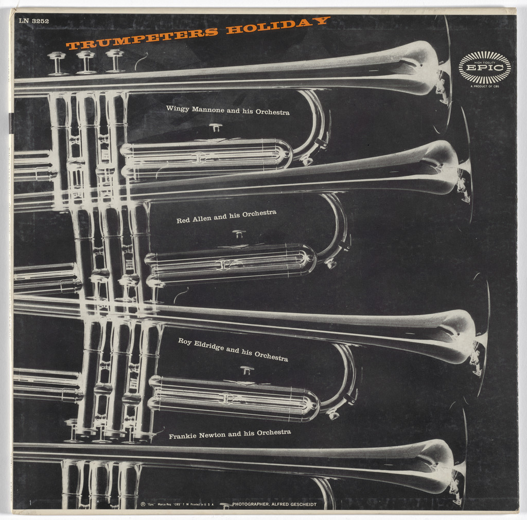 Album cover for Trumpeters Holiday by Alfred Gescheidt, Unidentified Designer