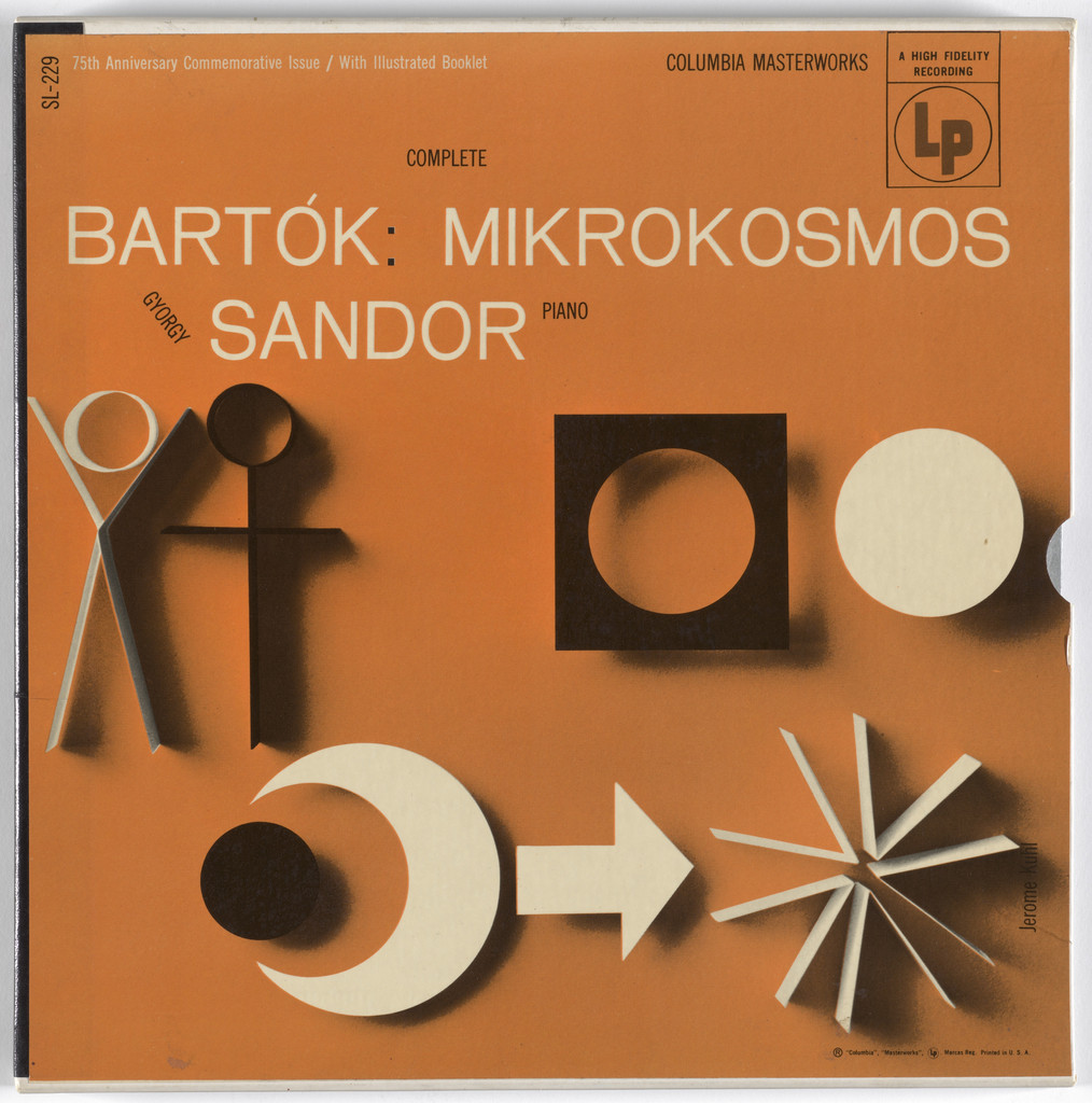 Album cover for Bartók : Mikrokosmos, performed by György Sándor