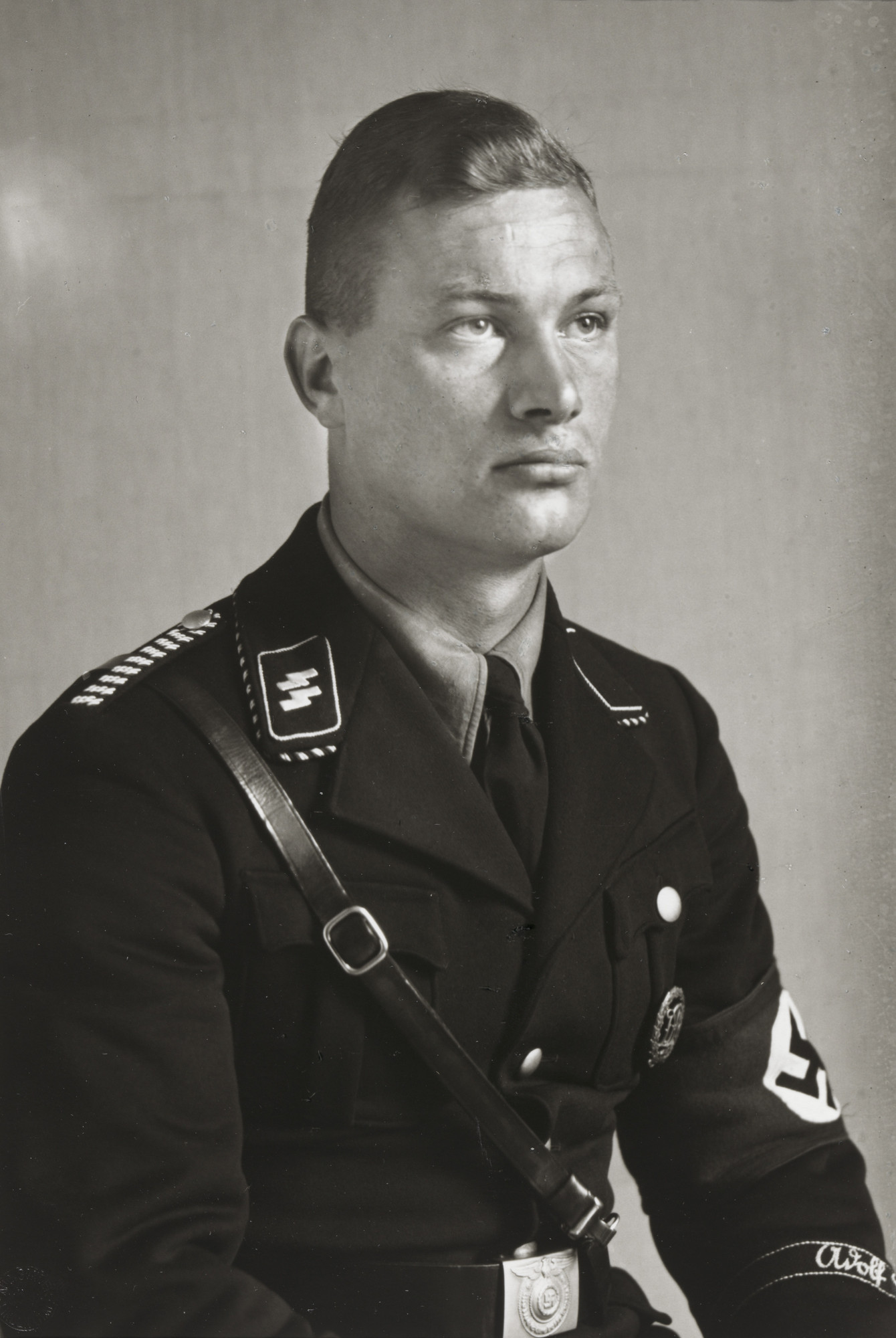 August Sander. Member of Hitler's SS Bodyguard