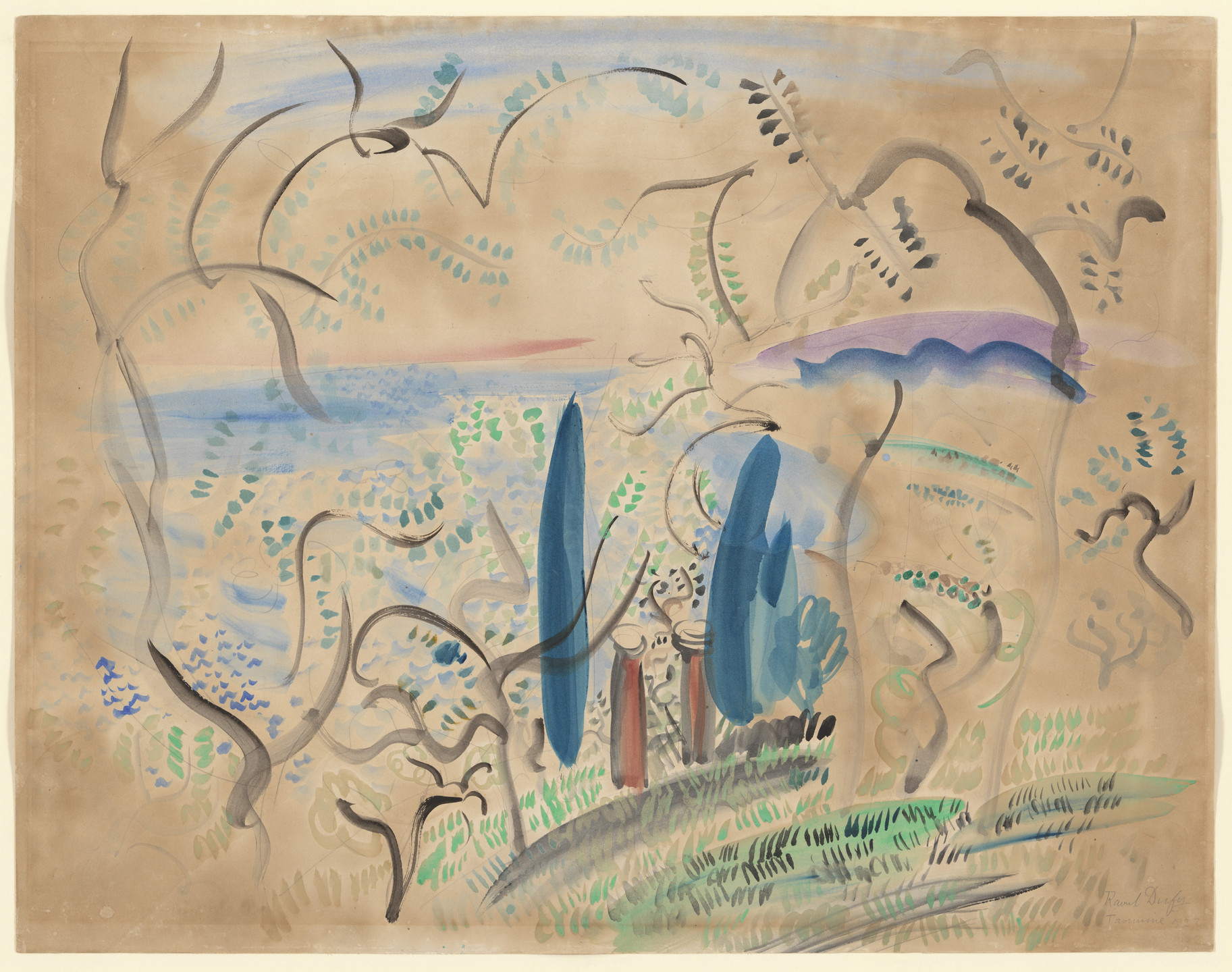 Raoul Dufy. Taormina. 1922