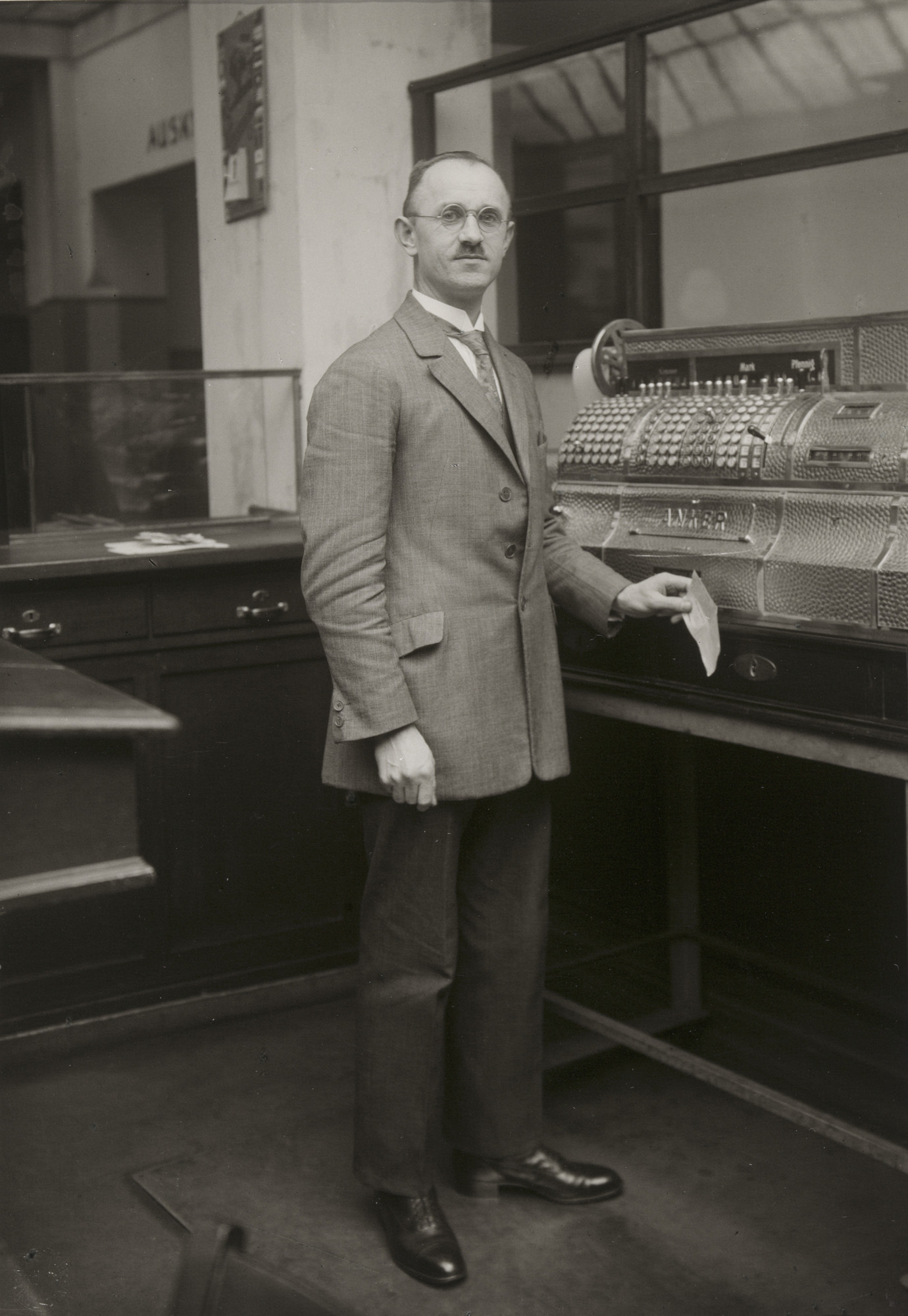 August Sander. Savings Bank Cashier