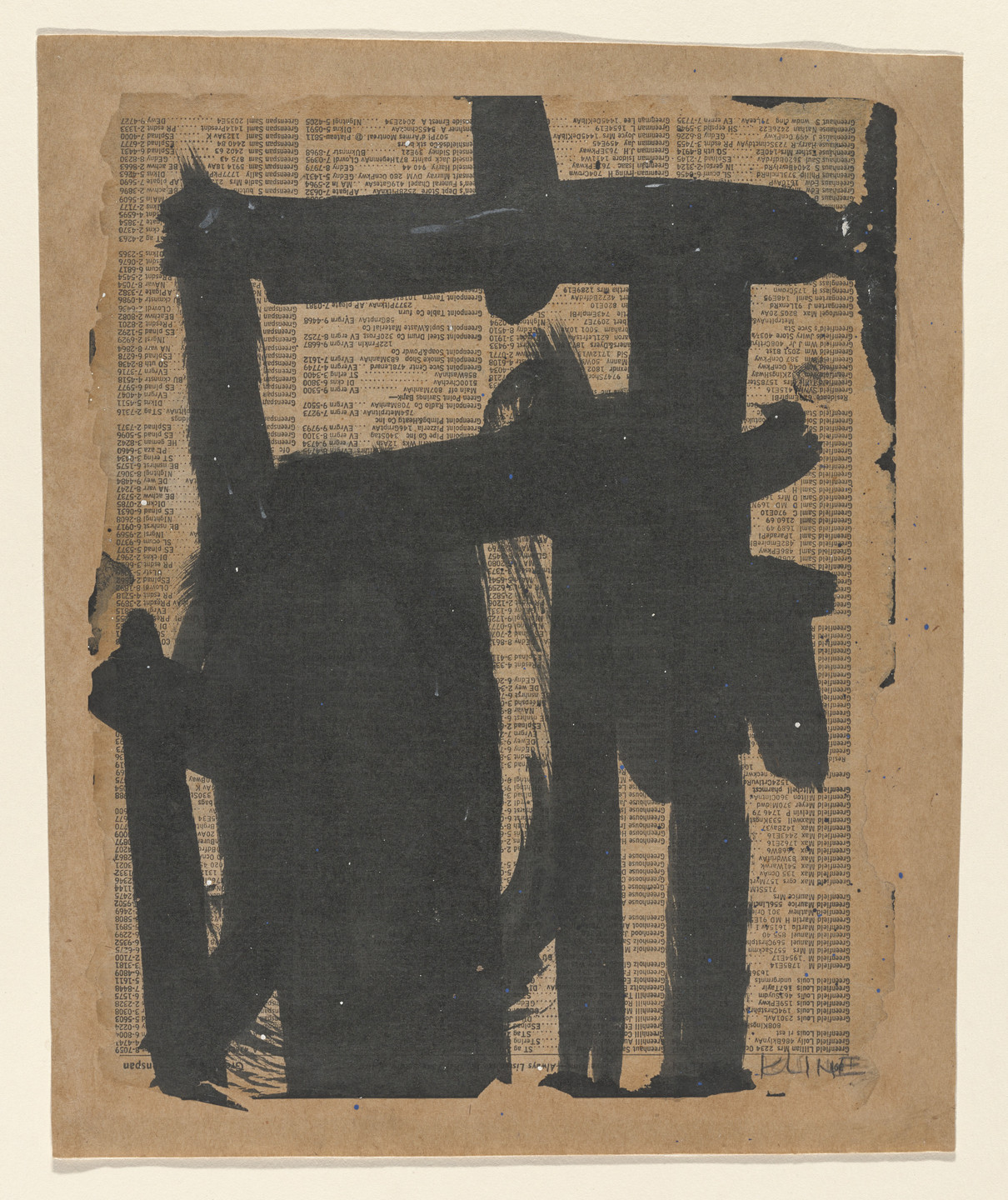 Franz Kline. Untitled. 1951