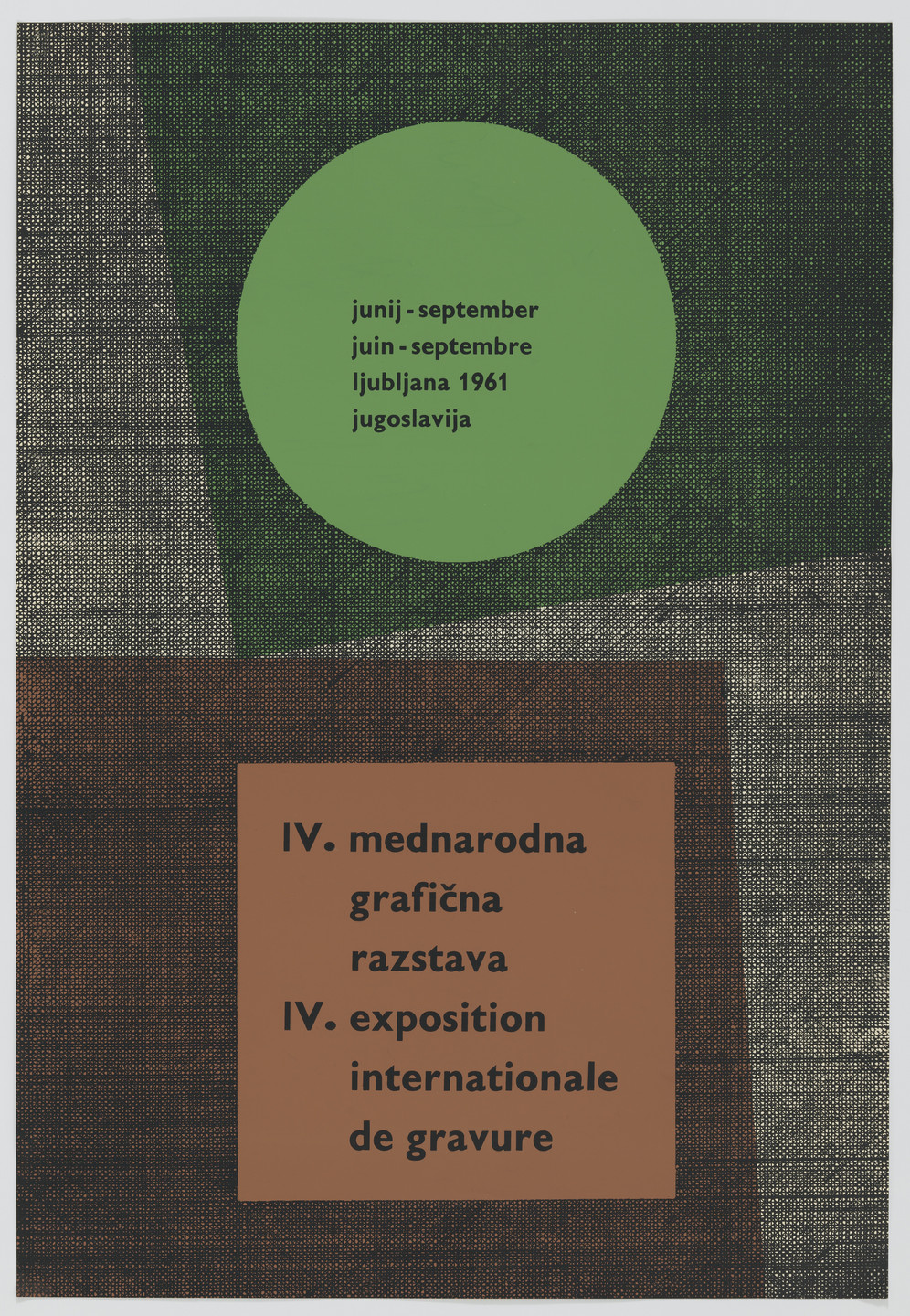 Ivan Picelj. IV. Mednarodna Grafična Razstava. 1961