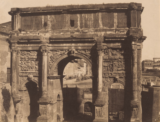 The Forum, though the Arch of Septimus Severus