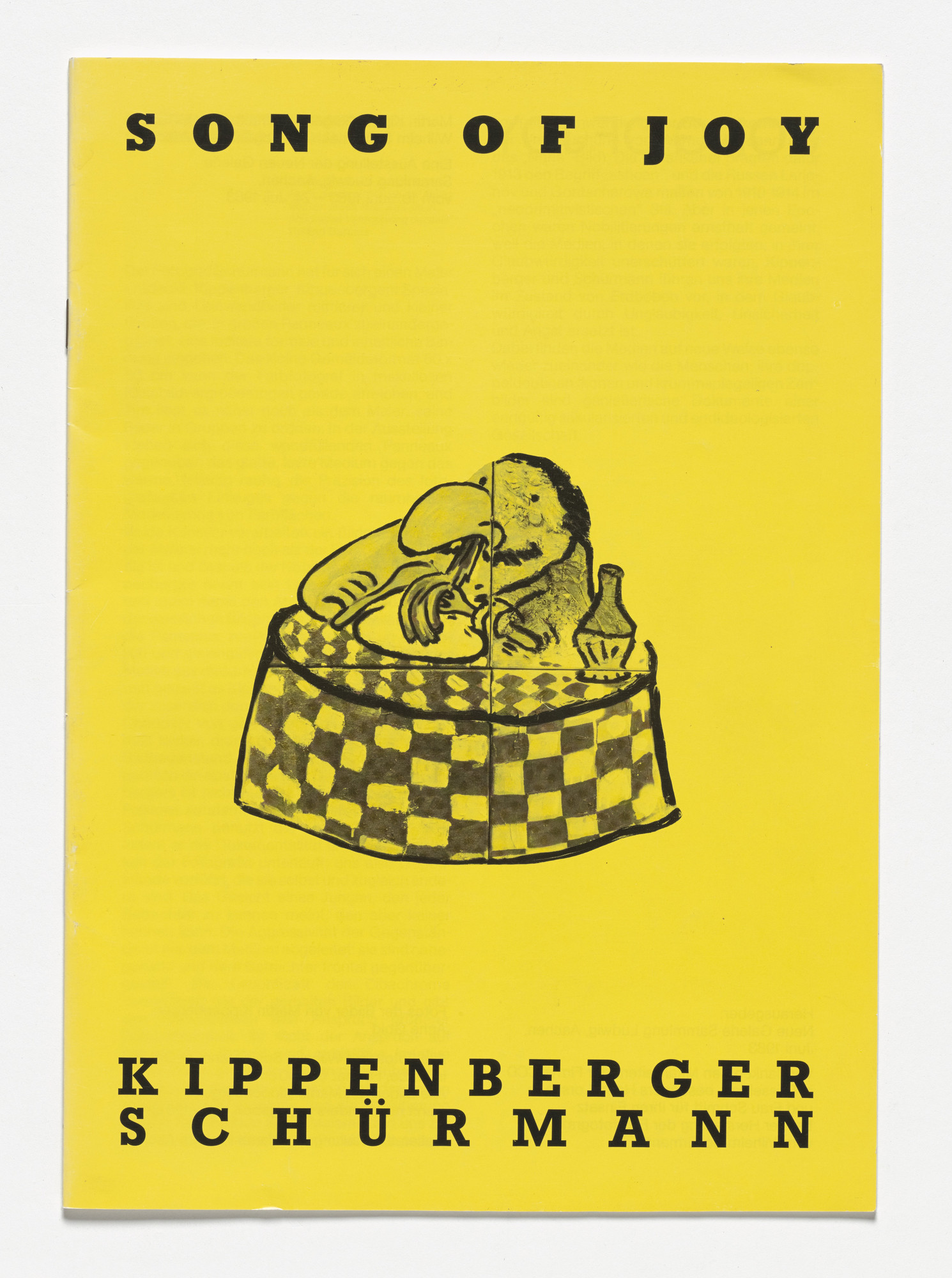 Martin Kippenberger, Wilhelm Schürmann. Song of Joy
