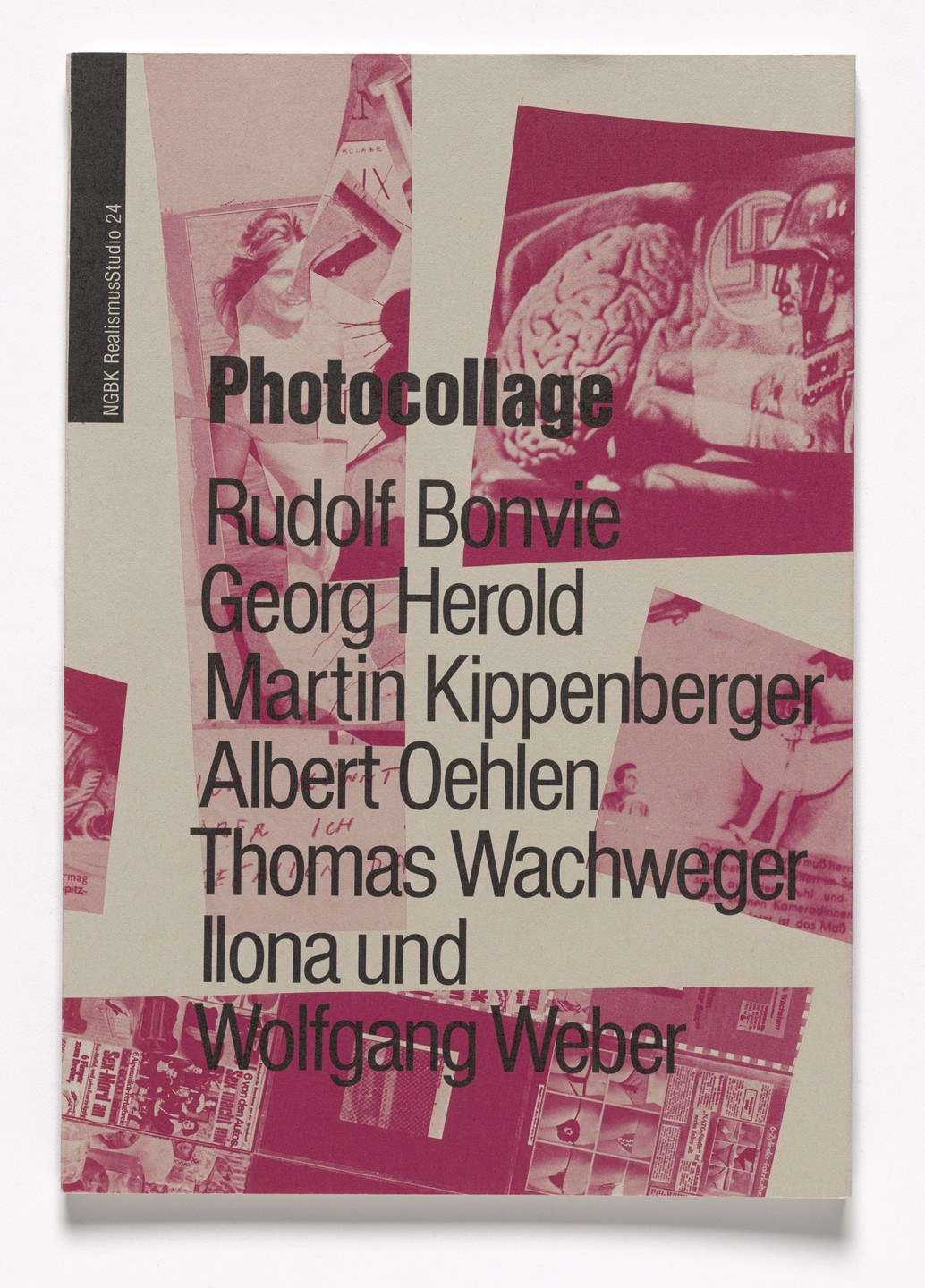 Martin Kippenberger, Rudolf Bonvie, Georg Herold, Albert Oehlen, Thomas Wachweger, Ilona Weber, Wolfgang Weber. Photocollage,. 1983