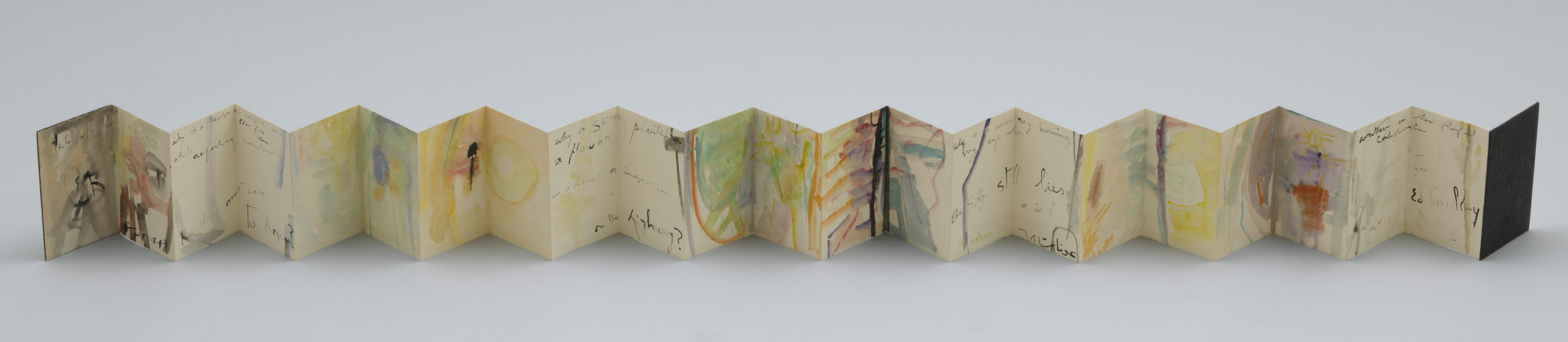 Etel Adnan. Late Afternoon Poem. 1968