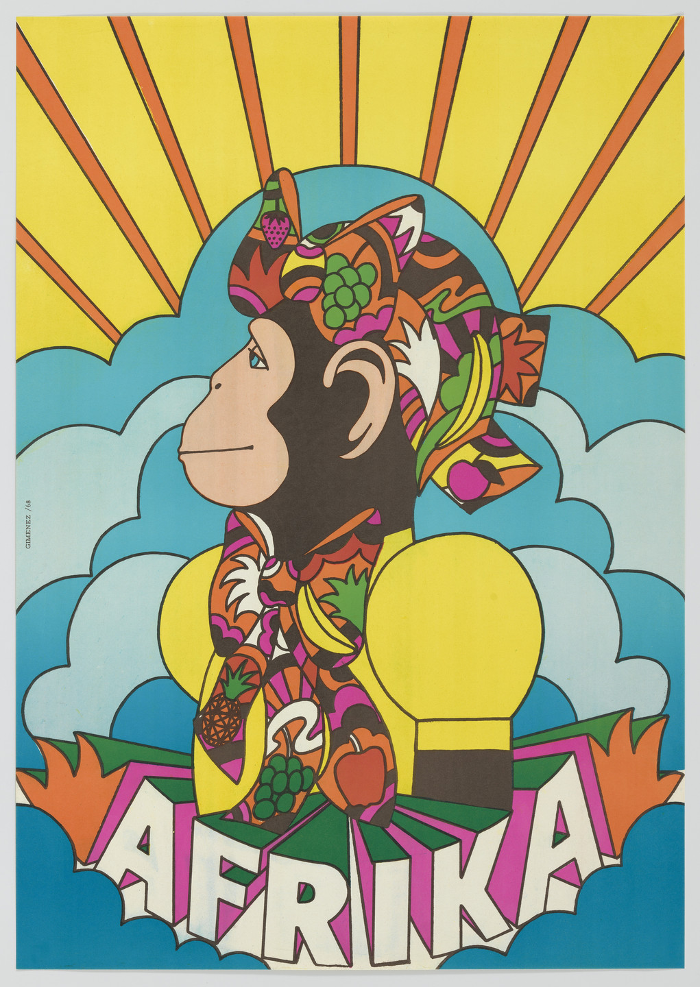 Edgardo Miguel Gimenez. Afrika. 1968