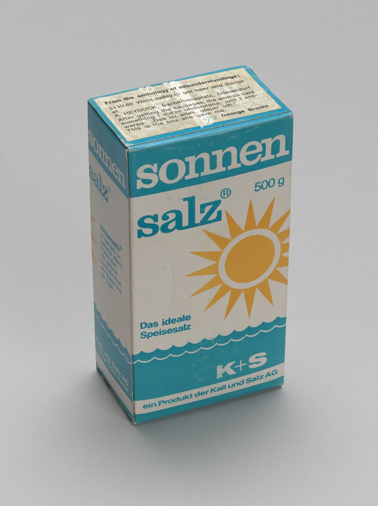 Sonnensalz: from the Anthology of Misunderstandings