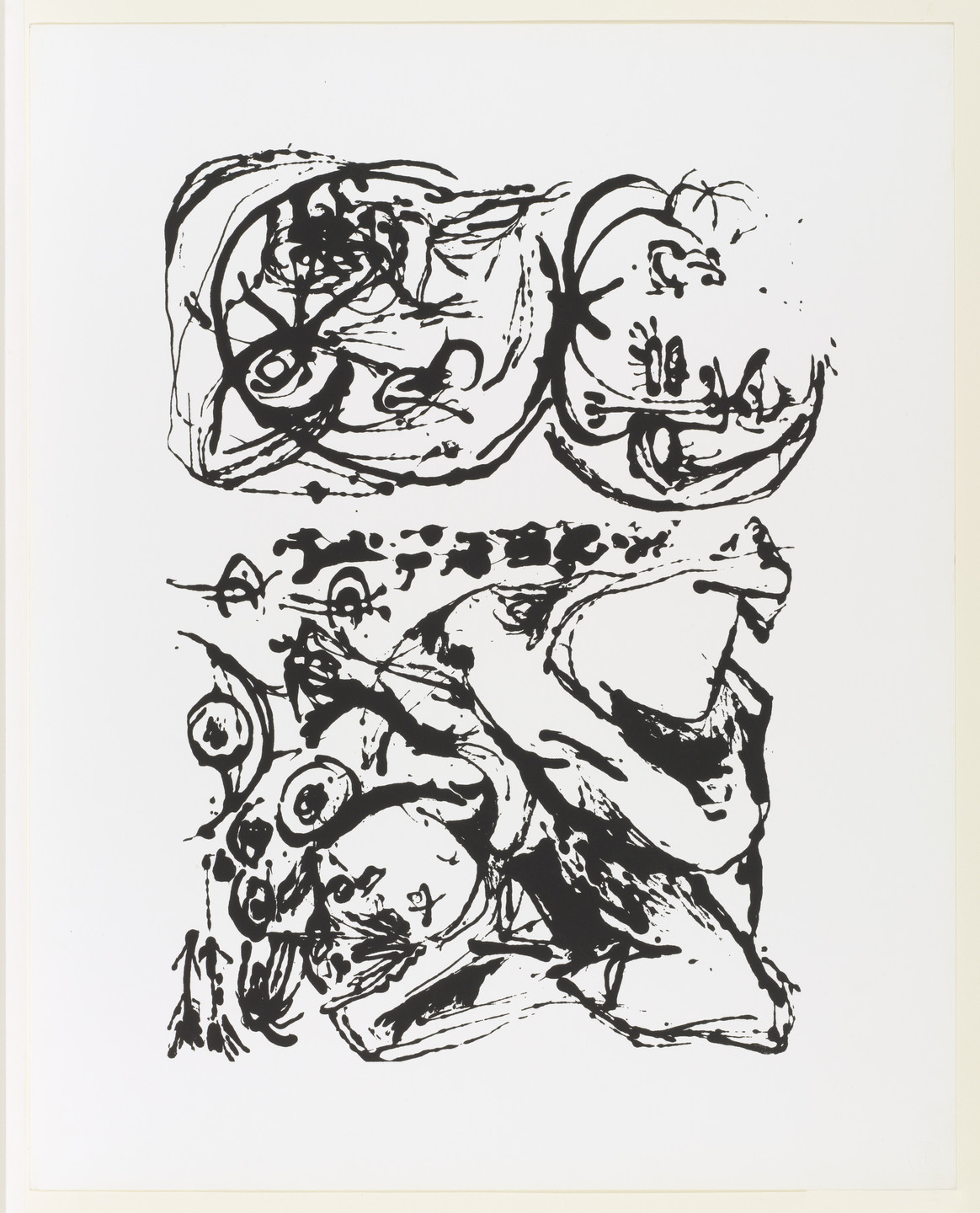 Jackson Pollock. Untitled from an untitled portfolio. 1951