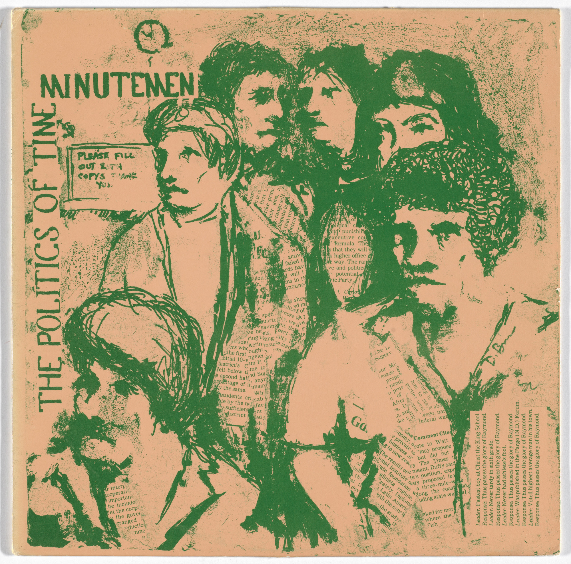 Minutemen, Raymond Pettibon. The Politics of Time