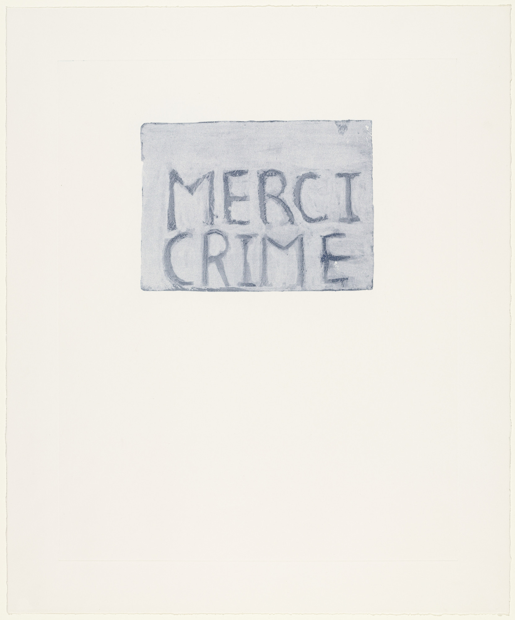 Louise Bourgeois. Merci Crime, version 2 of 2, only state