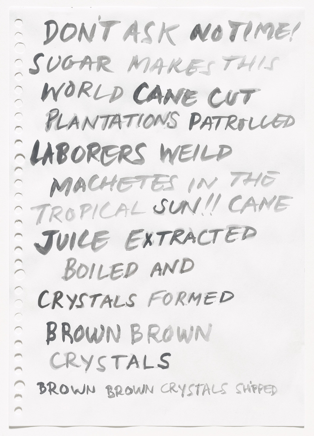 Kara Walker. Sugar Makes This World. 2013–14