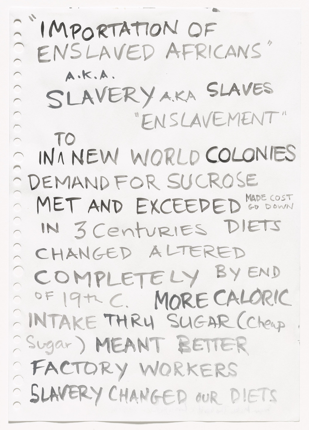 Kara Walker. Sugar Makes This World. 2013–14