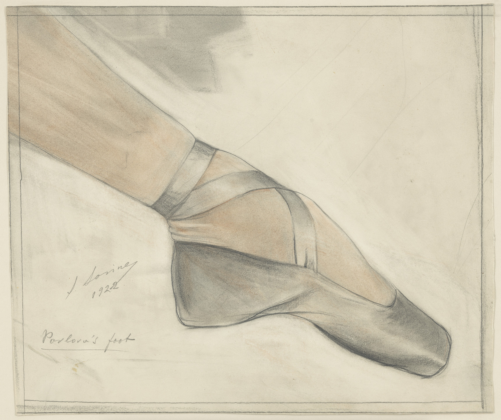 Savely Sorine. Pavlova&#39;s Foot. 1922