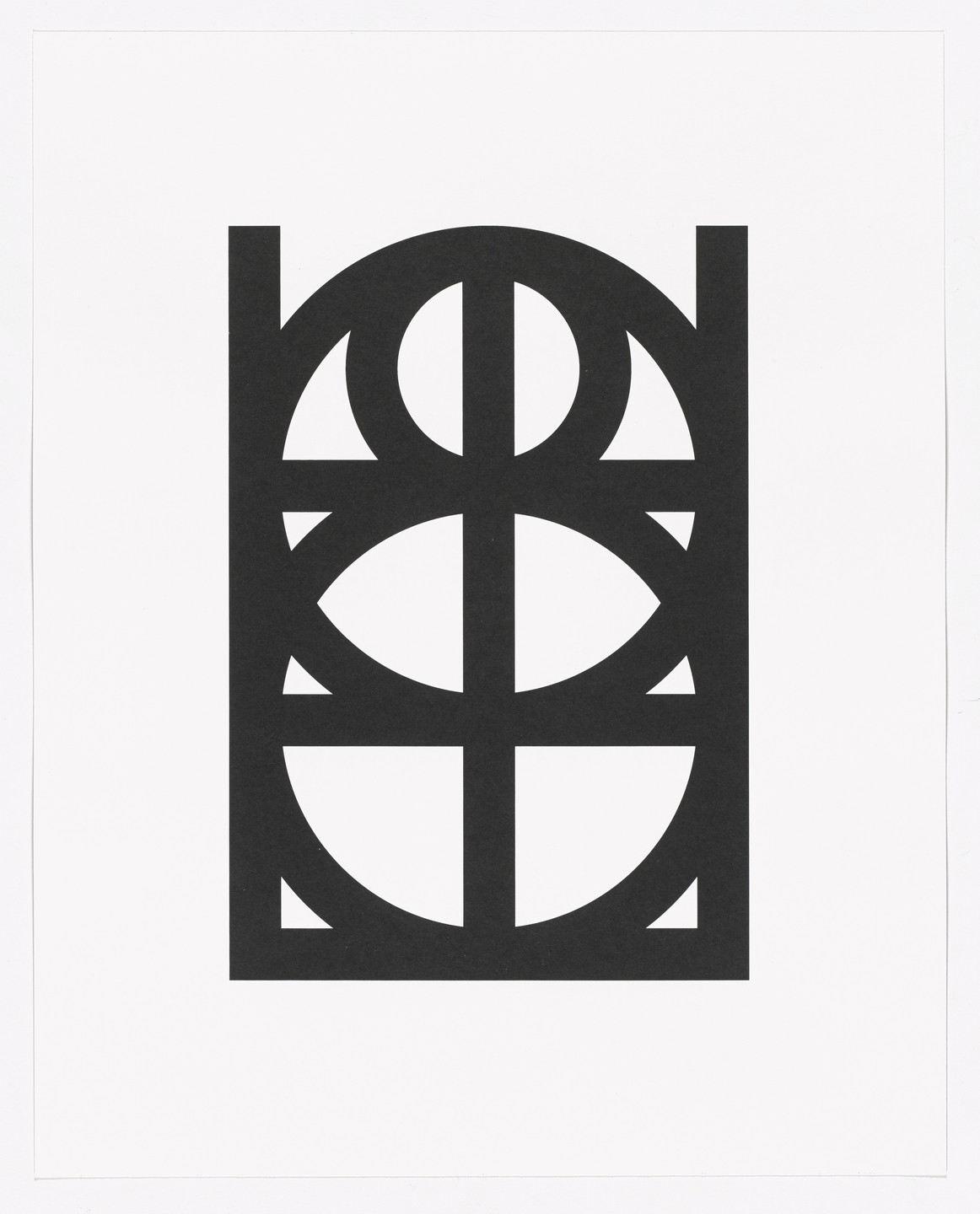 Tauba Auerbach. Fig from Type Specimen Portfolio. 2006, printed 2013