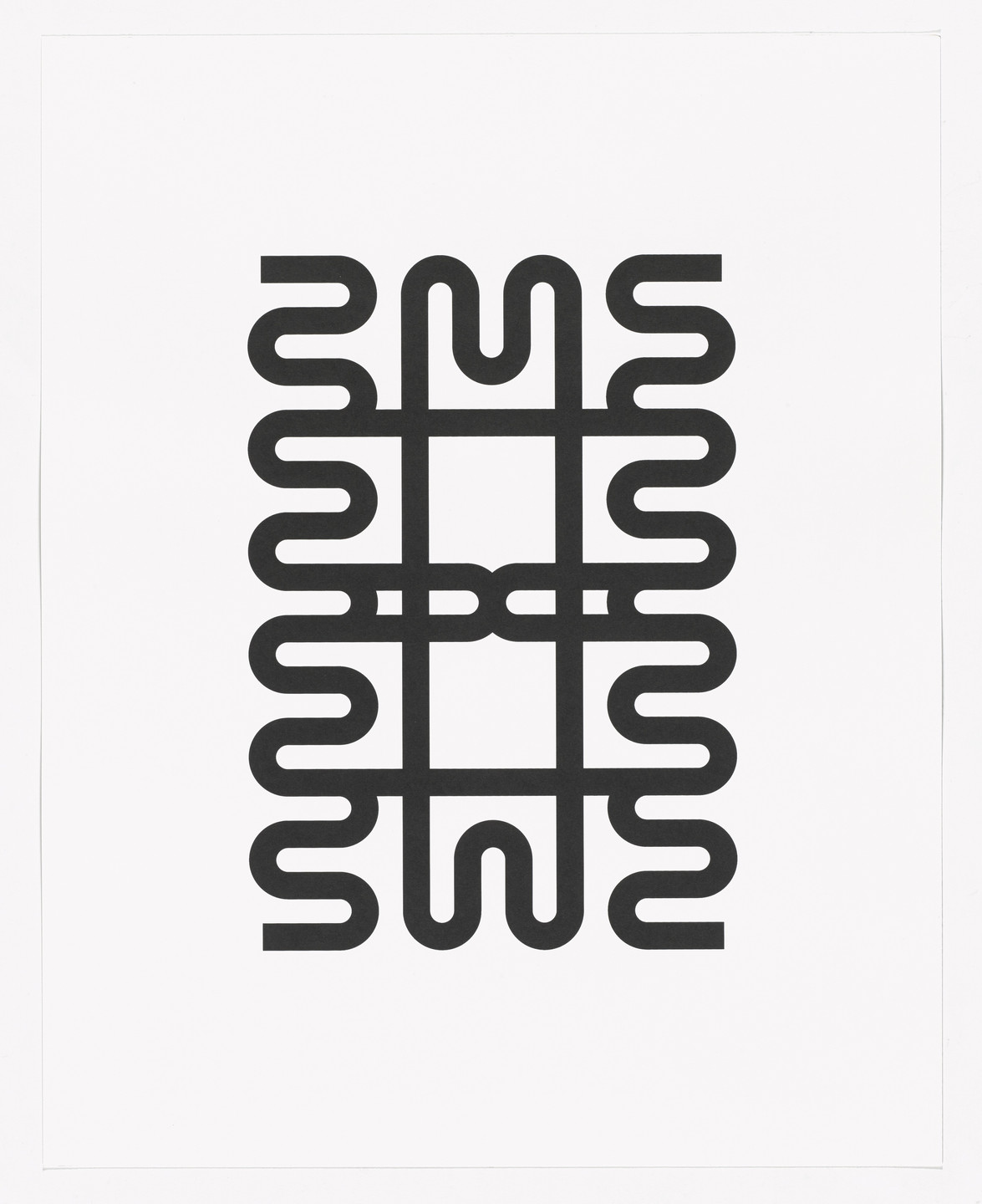Tauba Auerbach. Wiggle from Type Specimen Portfolio. 2010, printed 2013
