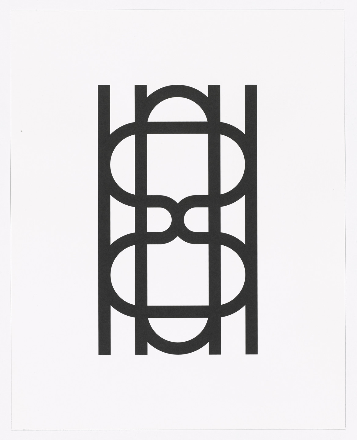 Tauba Auerbach. Two Wire from Type Specimen Portfolio. 2013, printed 2013