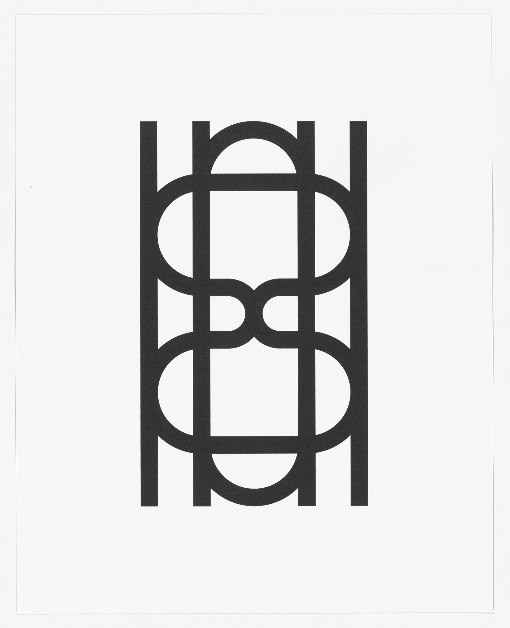 Tauba Auerbach. Two Wire from Type Specimen Portfolio