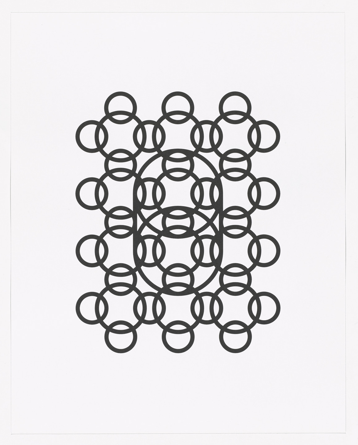 Tauba Auerbach. Japanese Maille from Type Specimen Portfolio. 2014, printed 2015