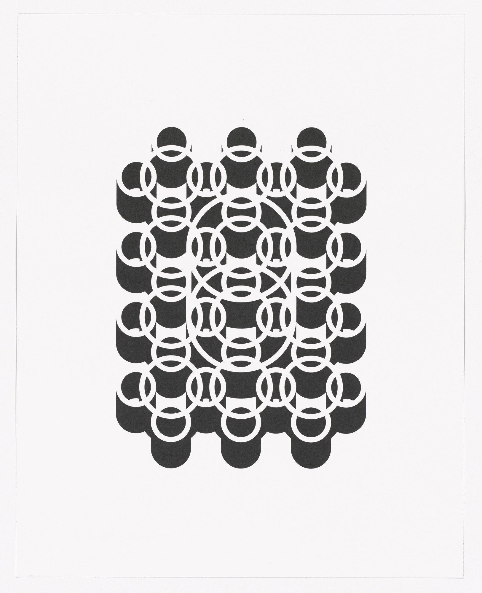 Tauba Auerbach. 3D Japanese Maille from Type Specimen Portfolio
