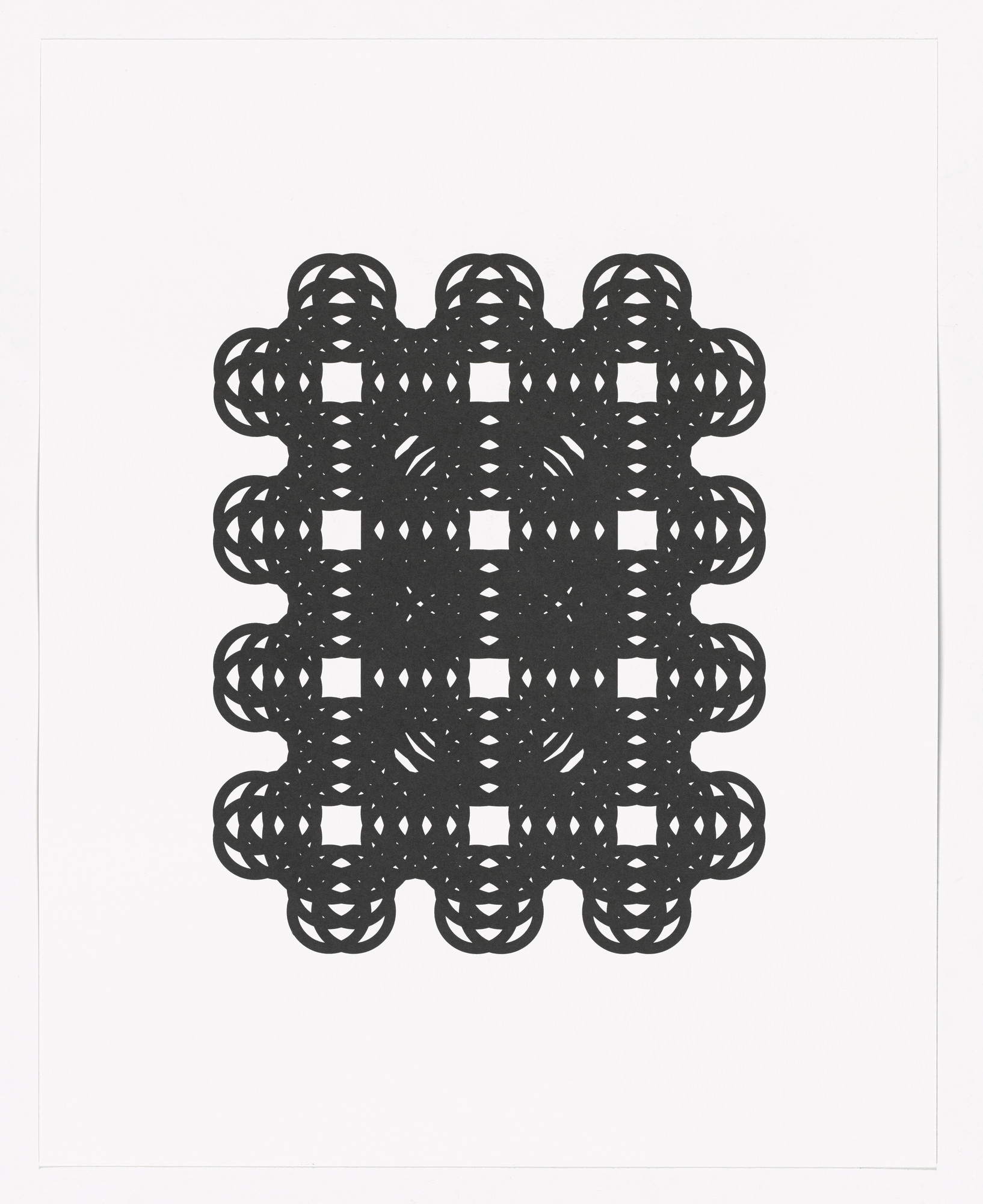 Tauba Auerbach. 4 Way Japanese Maille from Type Specimen Portfolio