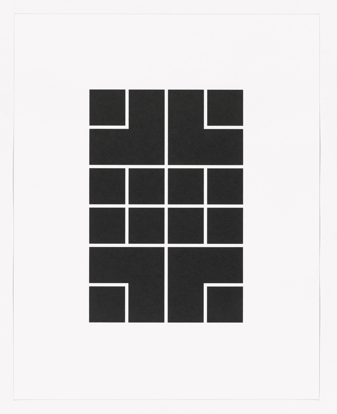 Tauba Auerbach. Square Cloud from Type Specimen Portfolio. 2009, printed 2013