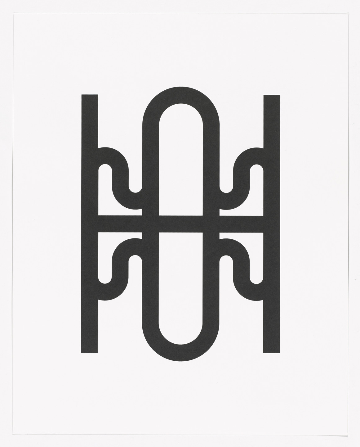 Tauba Auerbach. Cactus from Type Specimen Portfolio. 2011, printed 2013