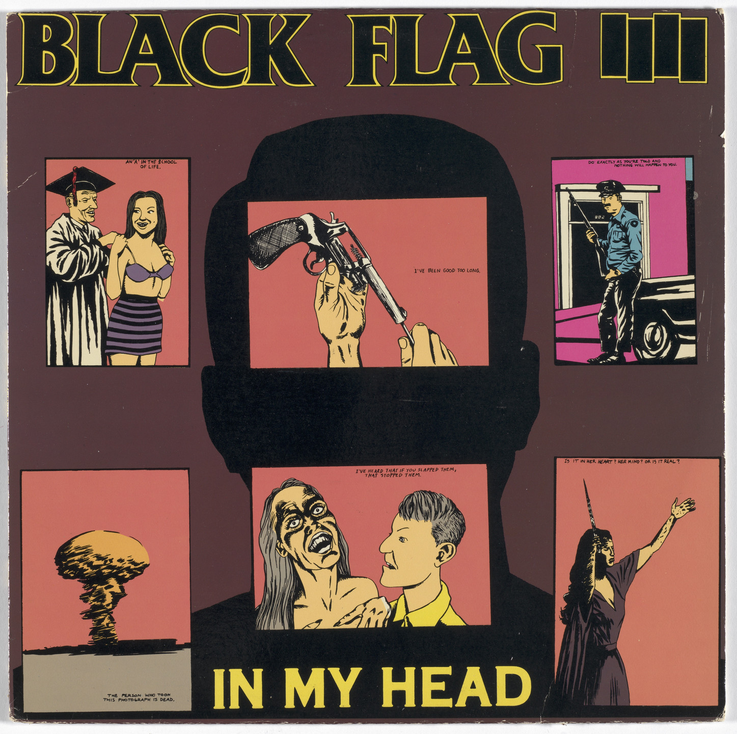 Black Flag, Raymond Pettibon. In My Head. 1985 | MoMA