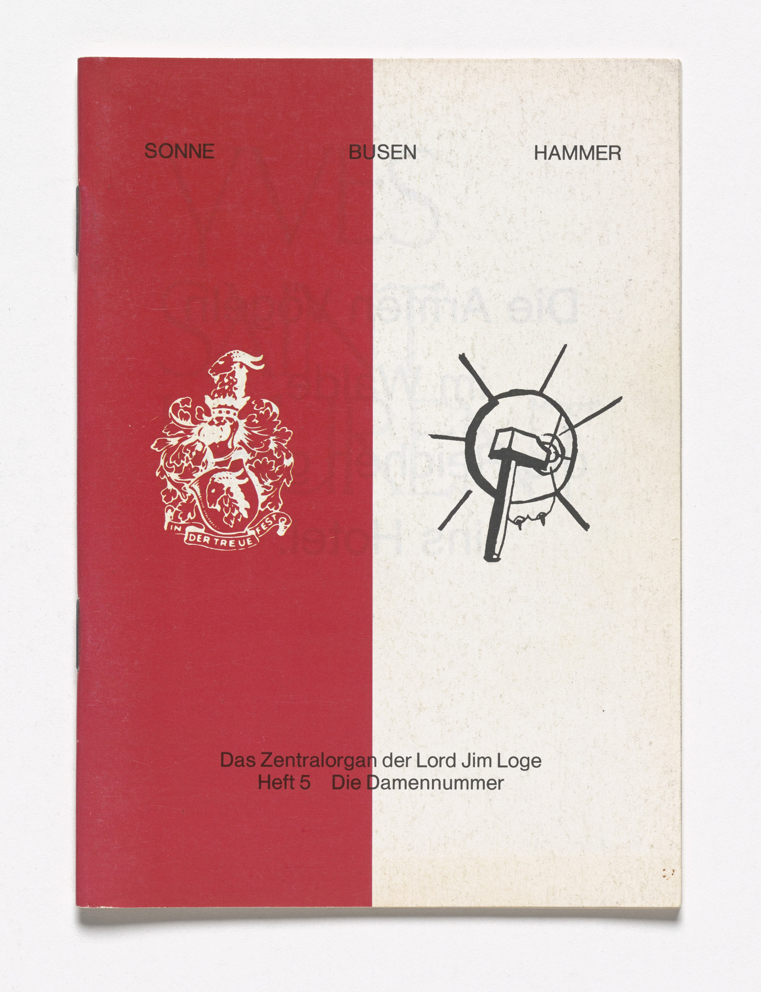 Martin Kippenberger. Sonne Busen Hammer, no. 5